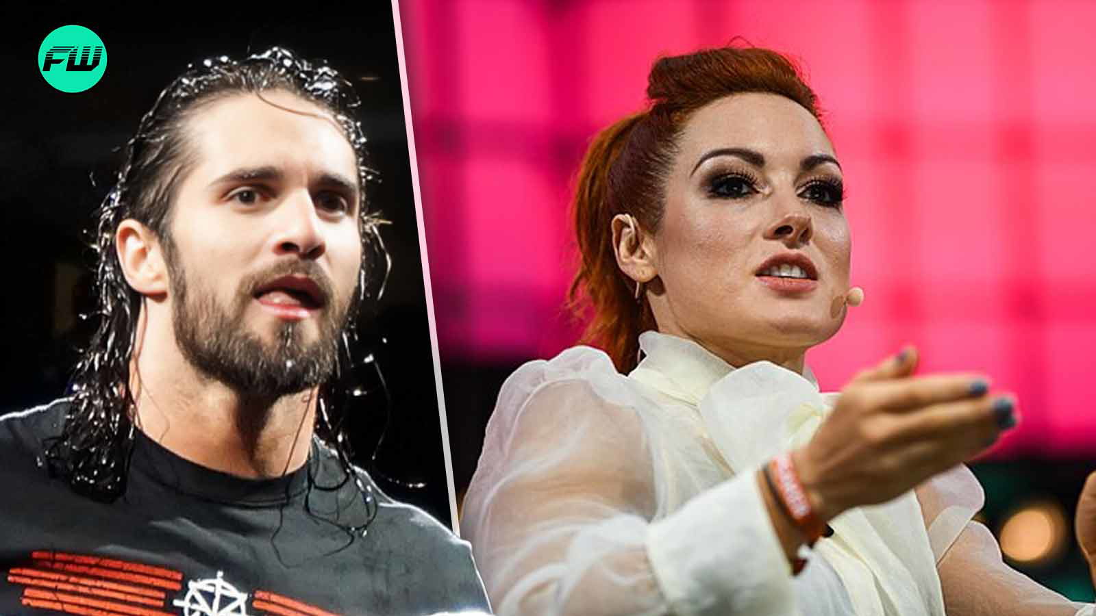 Seth Rollins and Becky Lynch