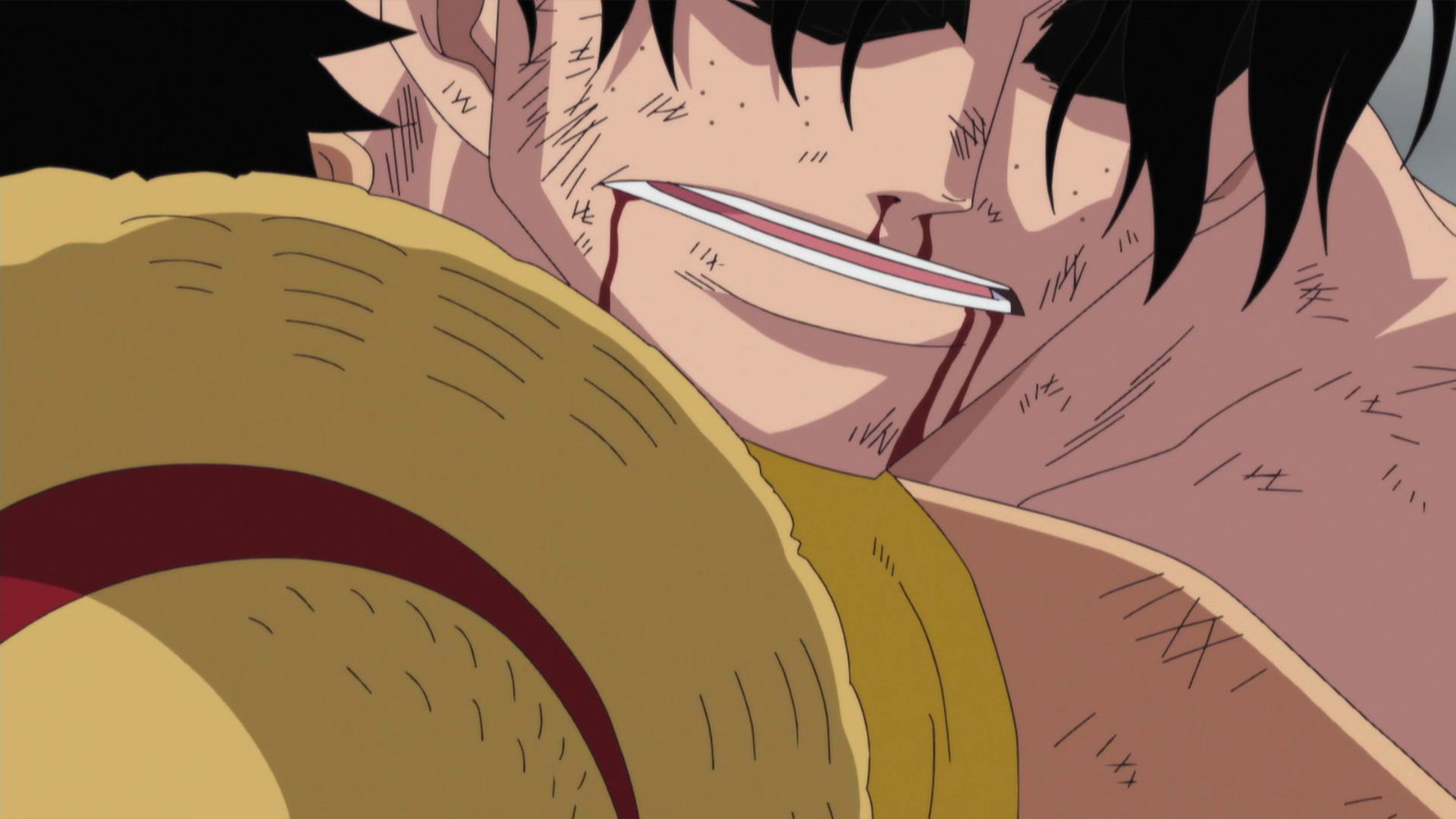 Ace's last words to Luffy in One Piece. 