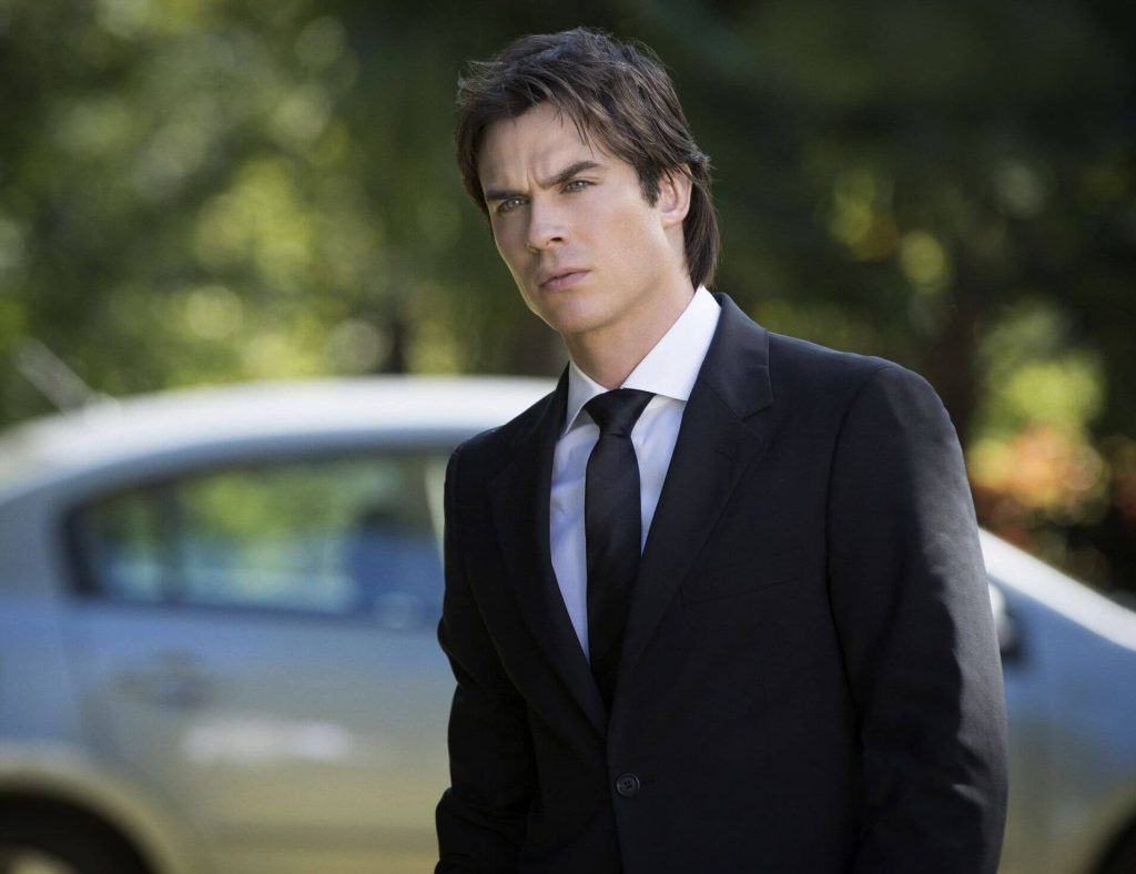 Ian Somerhalder as Damon Salvatore in The Vampire Diaries