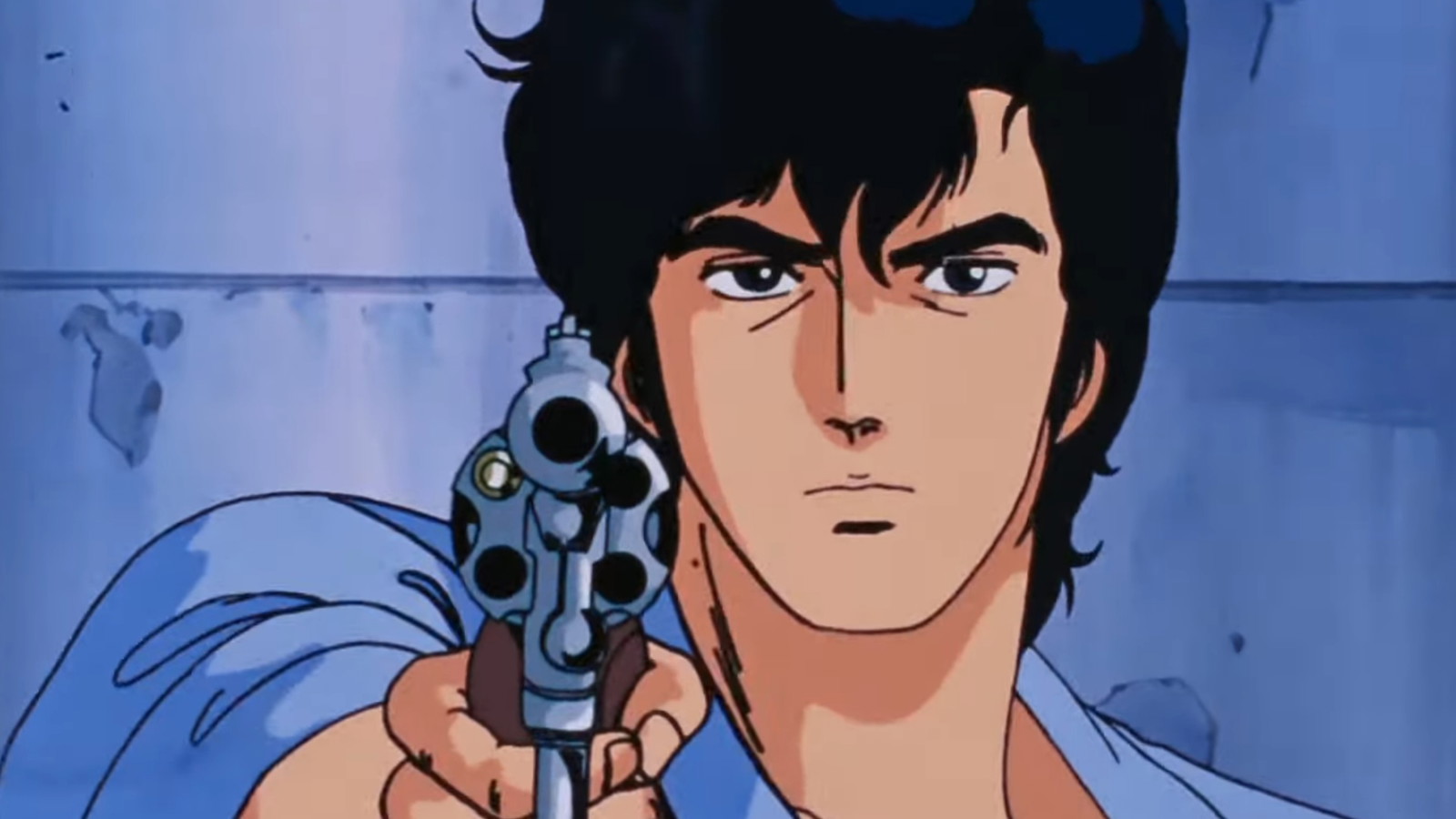 Ryo Saeba in City Hunter anime 