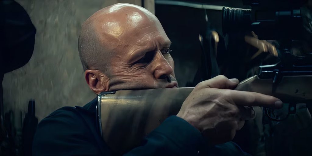 Jason Statham in a still from A Working Man's trailer