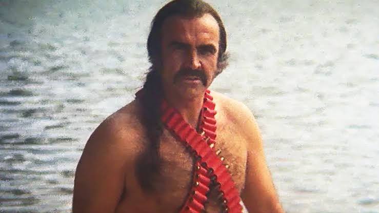 Sean Connery had almost killed a crew member while filming Zardoz