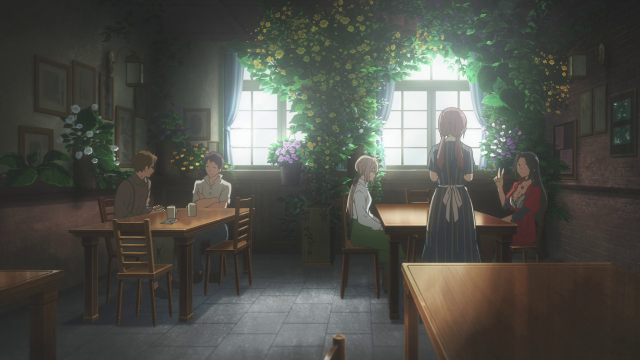 A still from the Violet Evergarden series