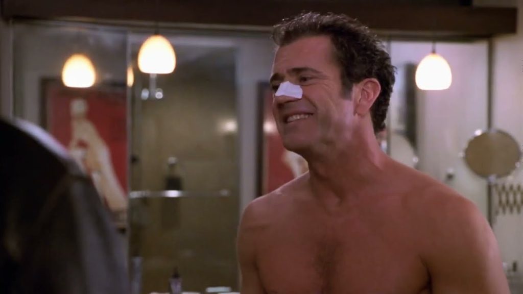 Mel Gibson as Nick Marshall in the movie What Women Want.