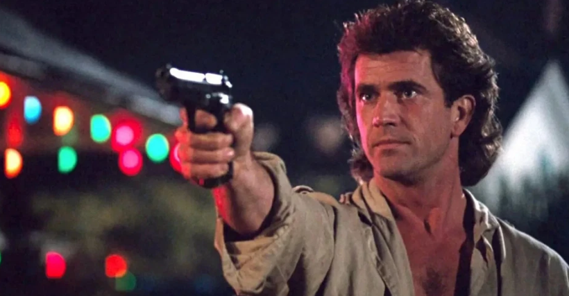 Mel Gibson as Sergeant Martin Riggs in Lethal Weapon.