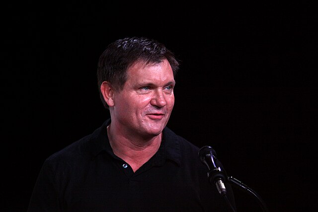 Kevin Williamson speaking at the 2012 San Diego Comic-Con International in San Diego