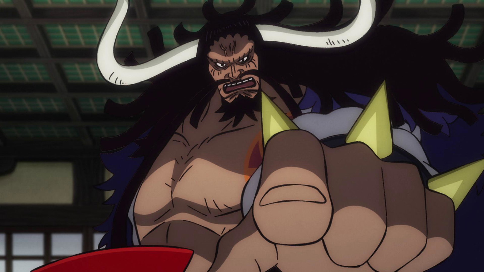 Kaido in a still from the Wano Arc of One Piece  