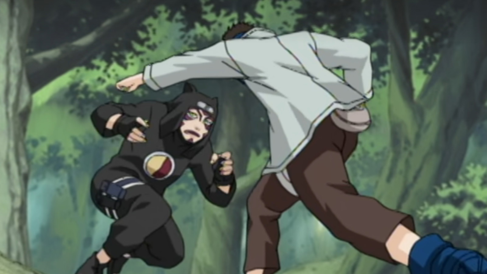 Kankuro vs. Shino in Naruto 