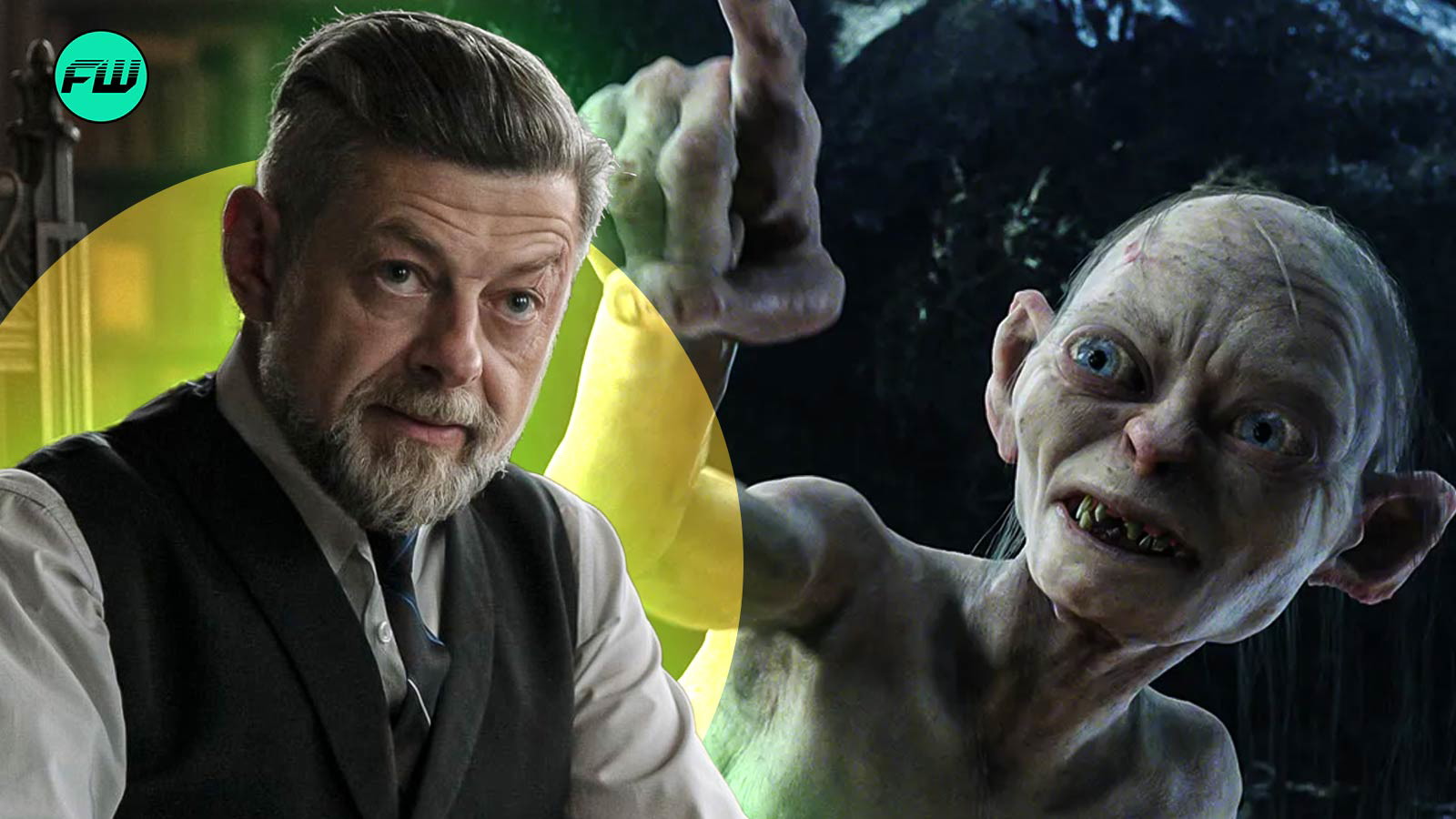 andy serkis as gollum in lord of the rings