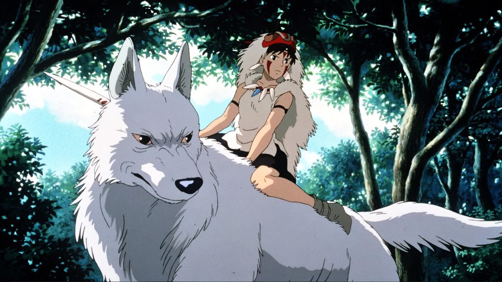 Quentin Tarantino Rejected Working on the Hayao Miyazaki Film That Humbled Harvey Weinstein 2 San in a still from Princess Mononoke