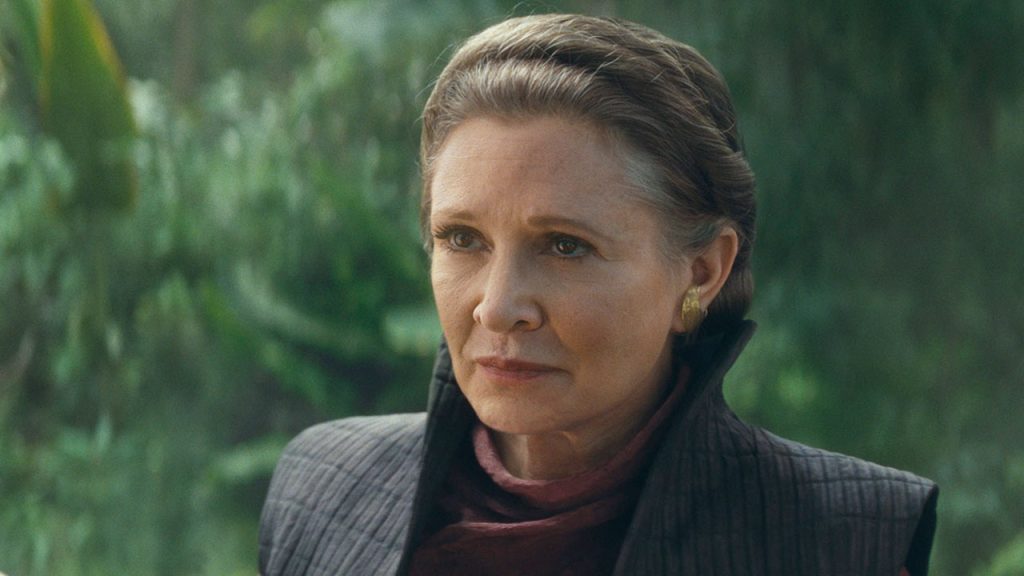 carrie fisher the rise of skywalker