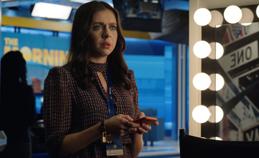 Harry Potter Reboot Casts the Dursleys: New ‘Petunia Dursley’ Actor’s Stellar TV Record Is Not To Be Taken Lightly 1 Bel Powley in a still from The Morning show looking shocked