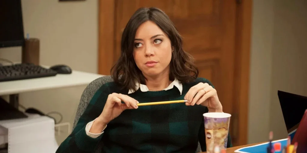 Aubrey Plaza on Parks and Recreation | Credits: NBC