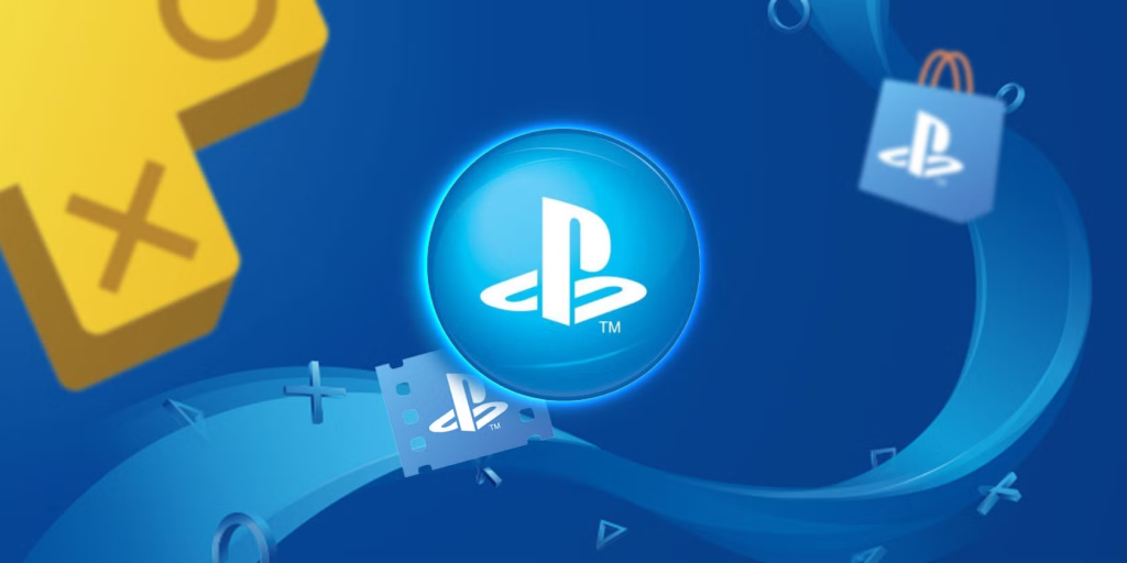 Logo of the PlayStation Network.