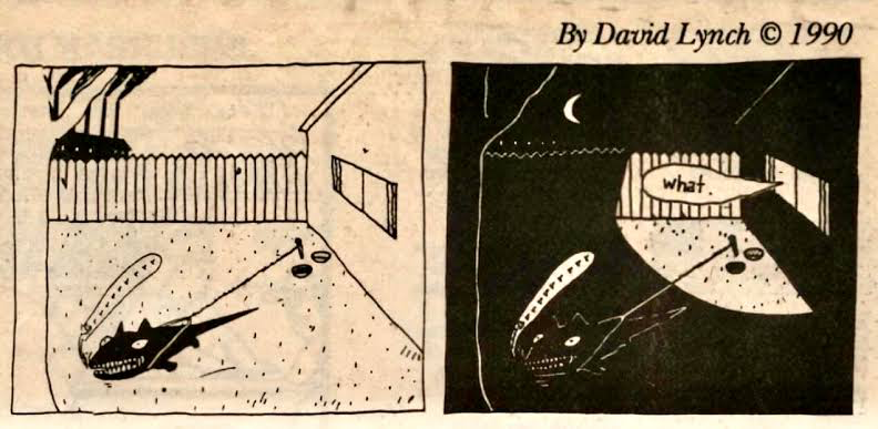 A snippet from David Lynch’s comic 