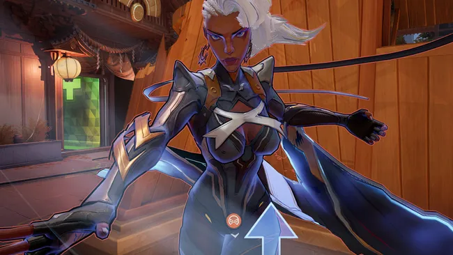 A screenshot of Storm from Marvel Rivals