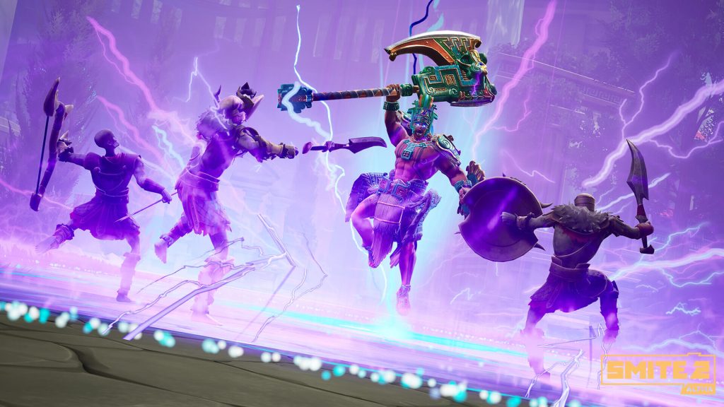 the image shows Gods from SMITE 2 (which is competiting with Overwatch with its new schedule)