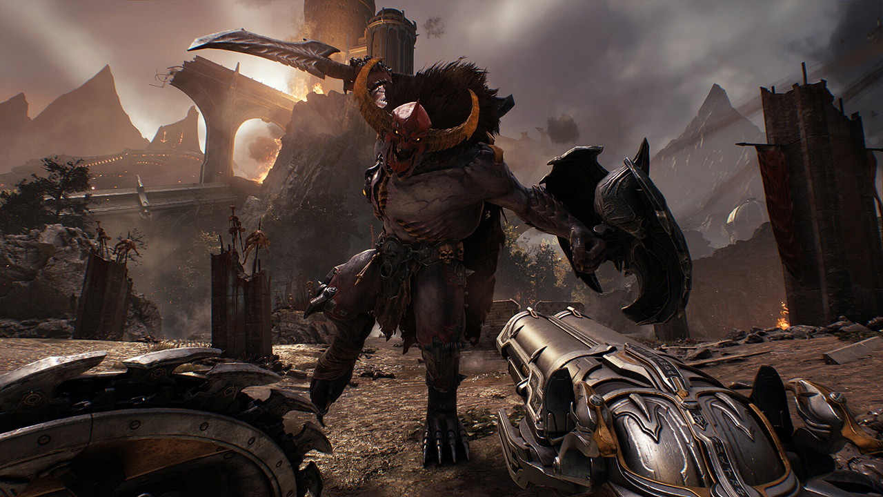 doom the dark ages combat
