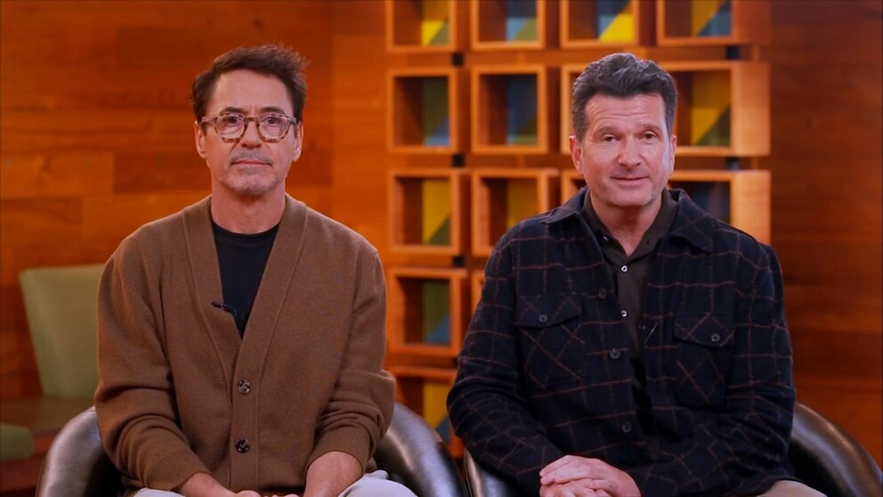 Robert Downey Jr. and Thomas Kostigen in an interview with GMA