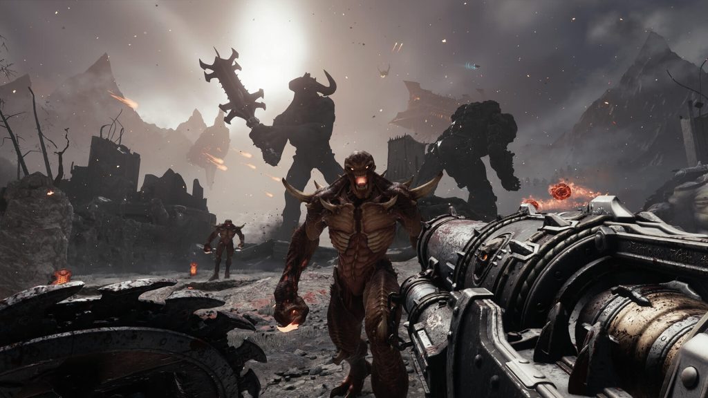 A still from Doom: The Dark Ages.