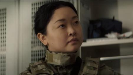 Lana Condor in Valiant One (2025) | Image via Briarcliff Entertainment