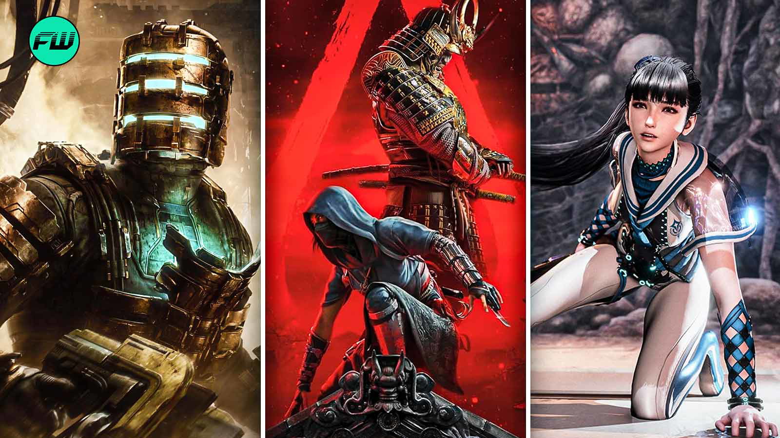 dead space, assassin's creed shadows and stellar blade