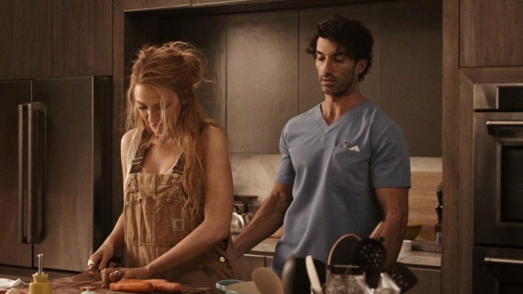 Justin Baldoni and Blake Lively in It Ends With Us 