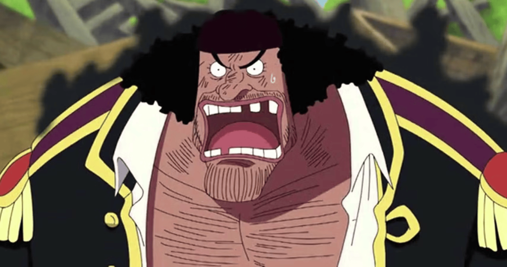 Blackbeard from One Piece.