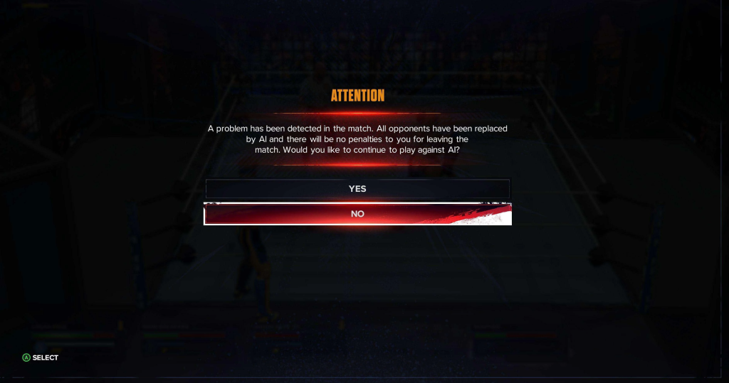 An in-game screenshot from WWE 2K24.