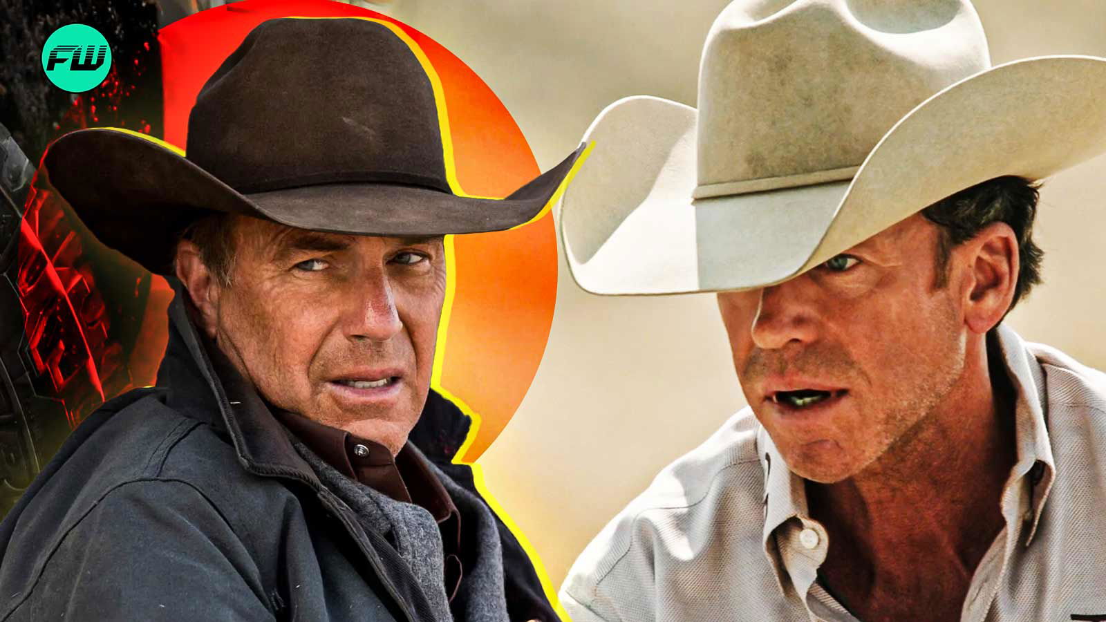 kevin costner and taylor sheridan in yellowstone season 5