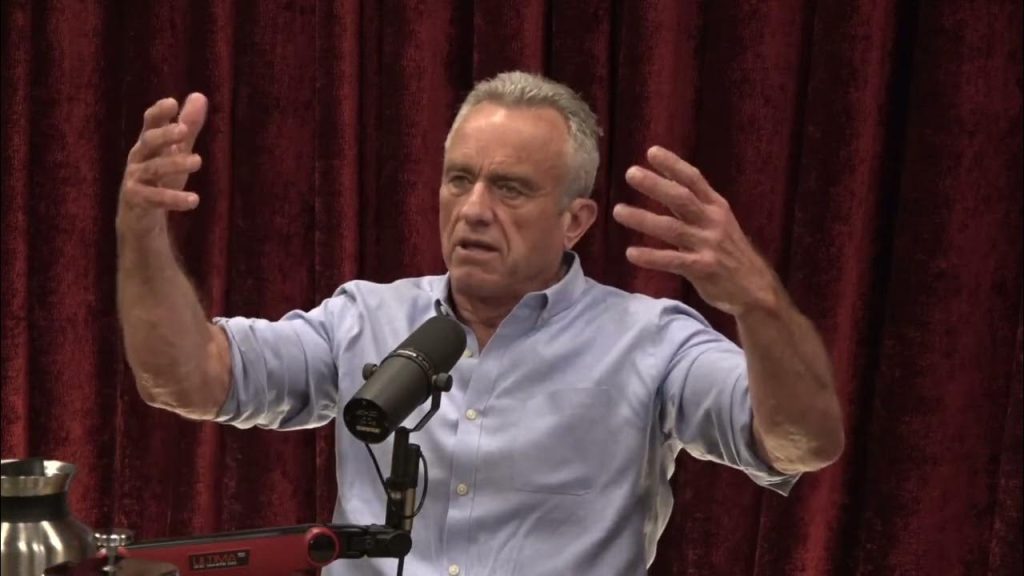 Robert F. Kennedy Jr. during his appearance on The Joe Rogan Experience