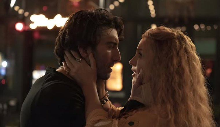 Justin Baldoni as Ryle Kincaid and Blake Lively as Lily Bloom in the movie It Ends With Us.