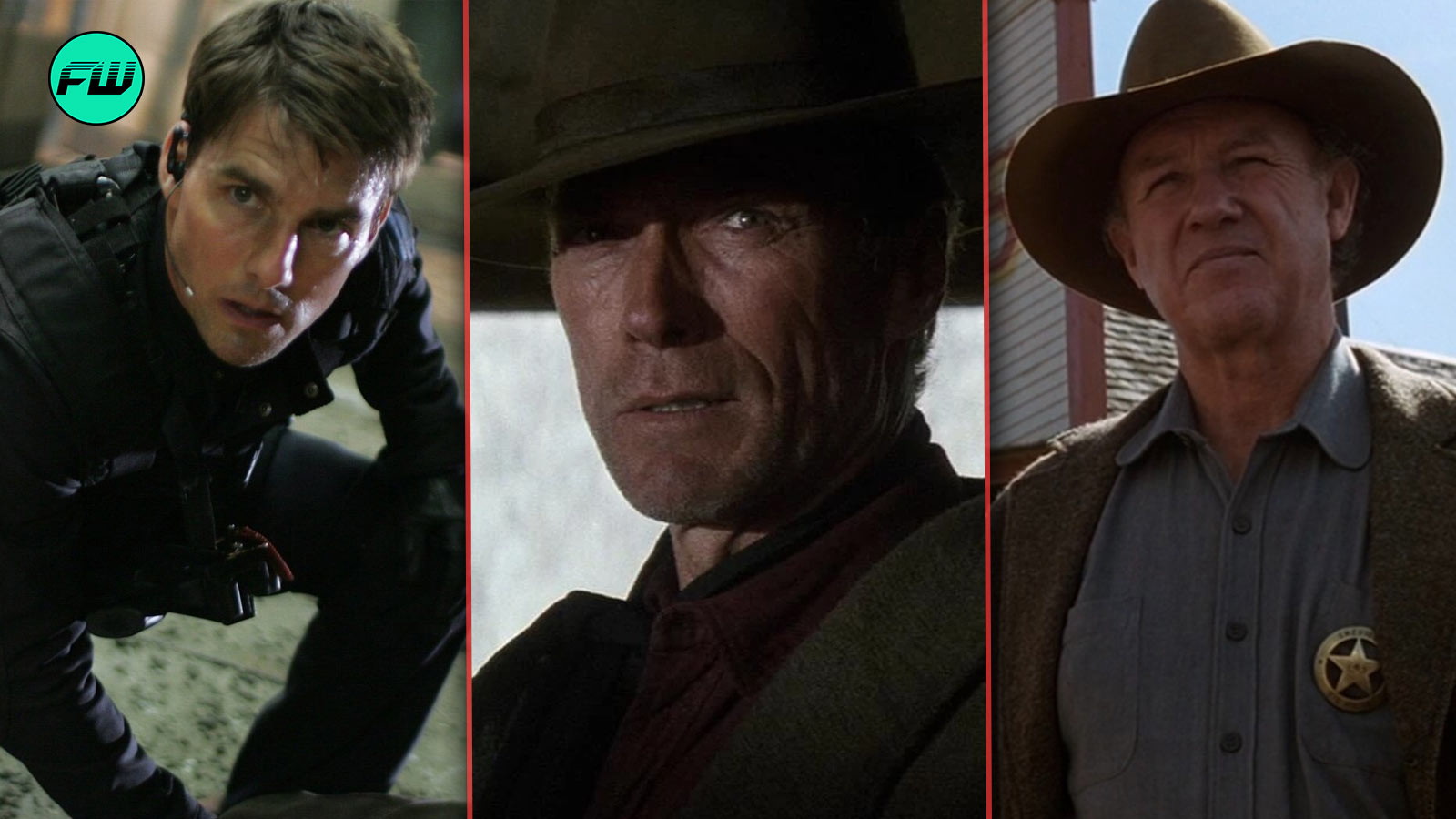 Tom Cruise, Clint Eastwood, Gene Hackman