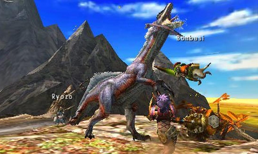 An in-game screenshot from Monster Hunter 4.