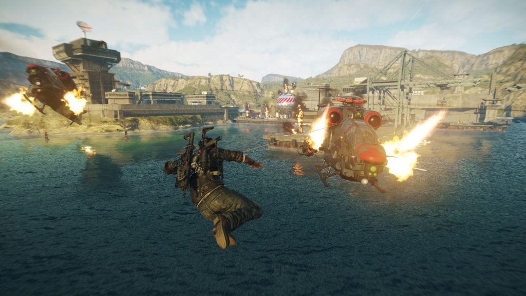 Screenshot from Square Enix's game, Just Cause 