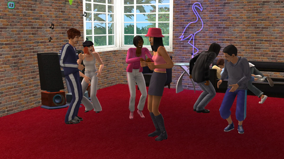 An in-game screenshot from The Sims 1 and 2.