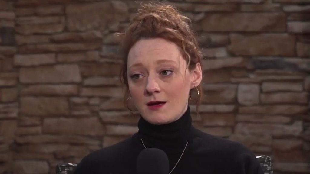 Lauren O’Connor speaking during an interview