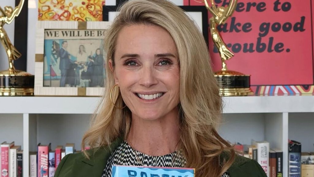 Jennifer Siebel Newsom smiling while posing for a picture