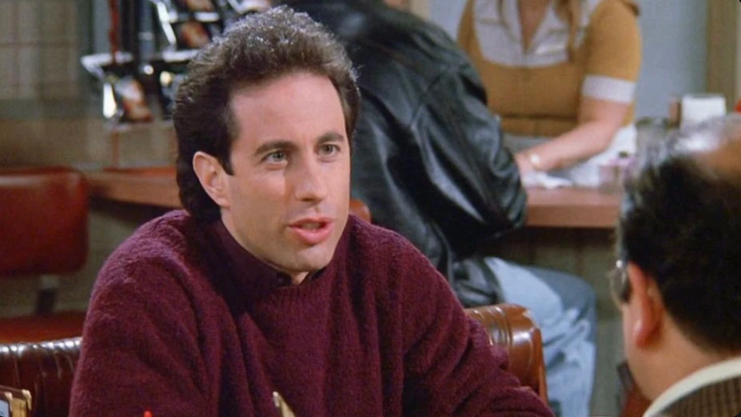 Jerry Seinfeld as himself in the sitcom Seinfeld.