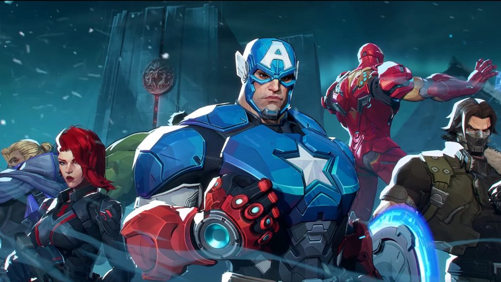 the image shows Avengers team in Marvel Rivals 