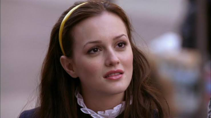 Leighton Meester as Blair Waldorf in the popular TV show Gossip Girl