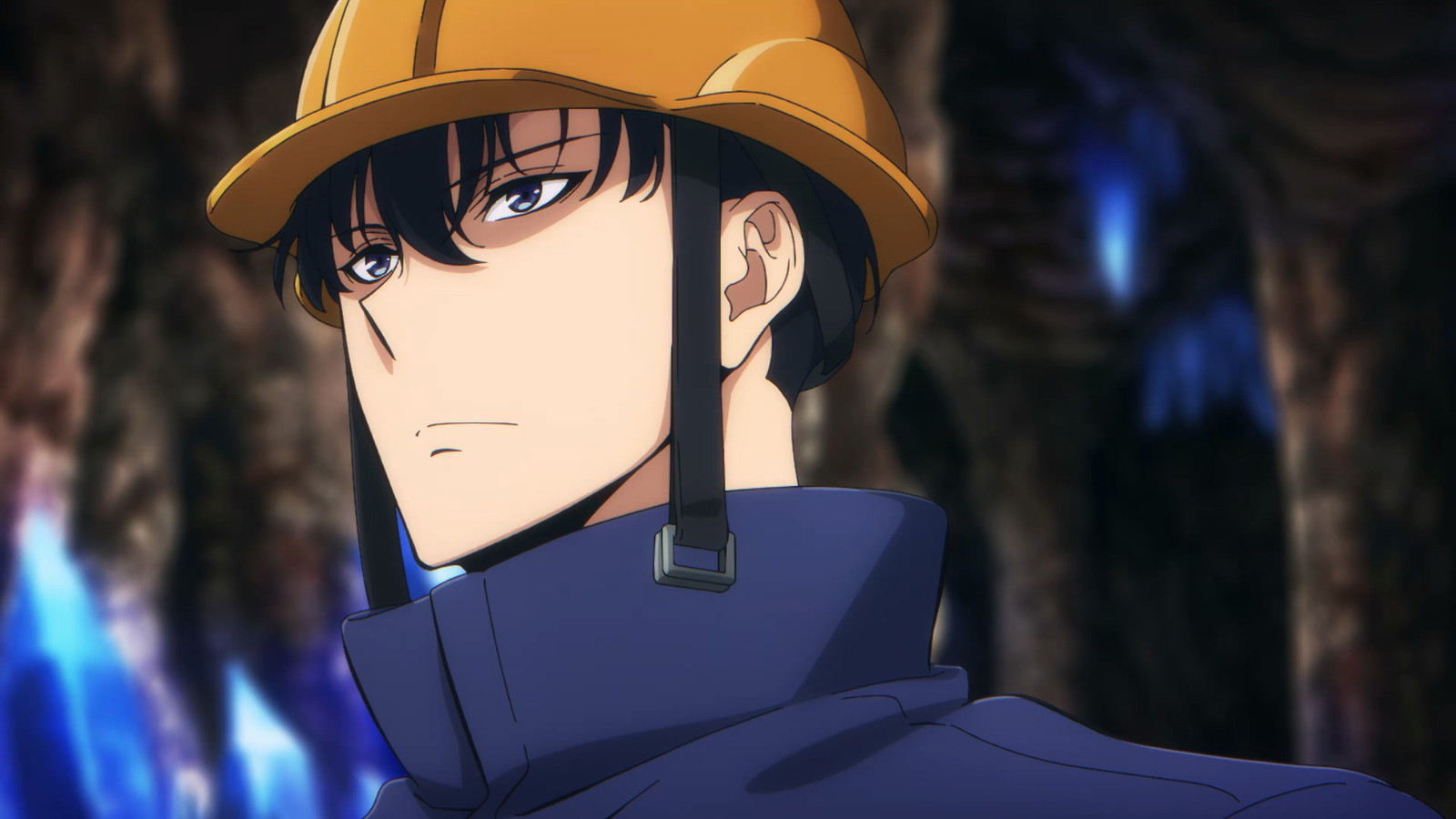 Sung Jinwoo can be seen wearing a yellow helmet in Solo Leveling anime