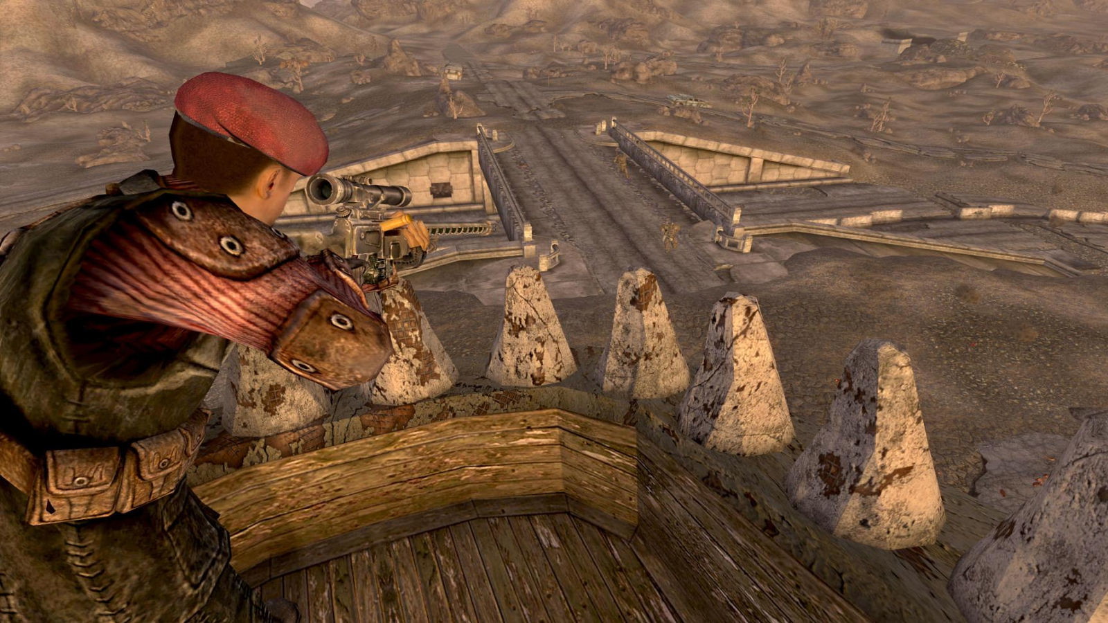 Characters fighting on Fallout 3.