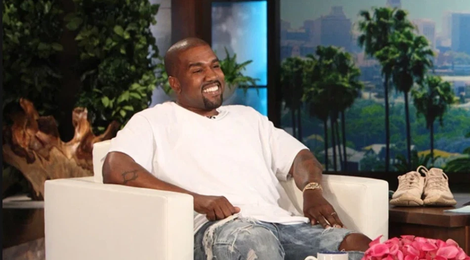 Kanye West on The Ellen DeGeneres Show.