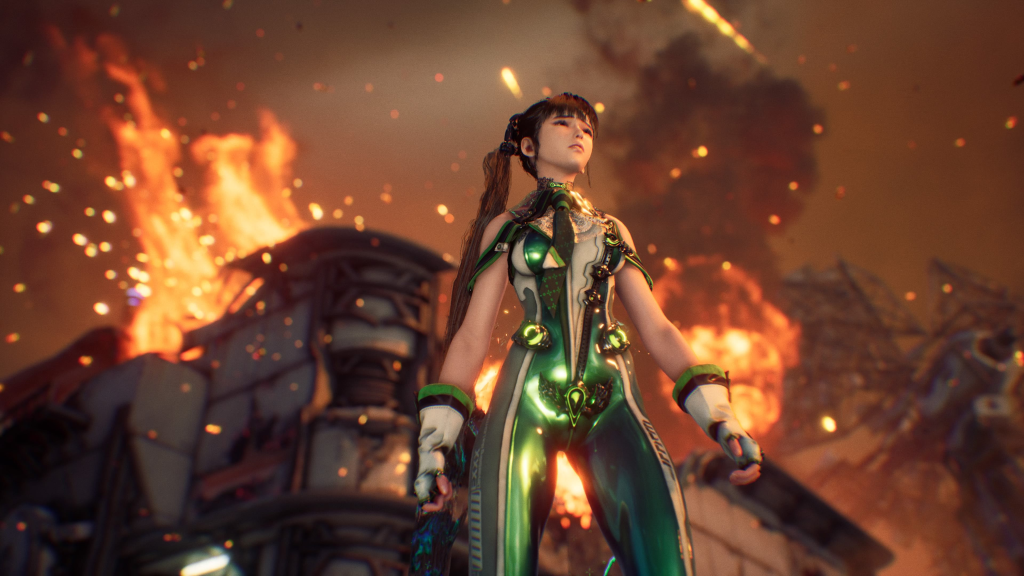 An in-game screenshot from Stellar Blade.