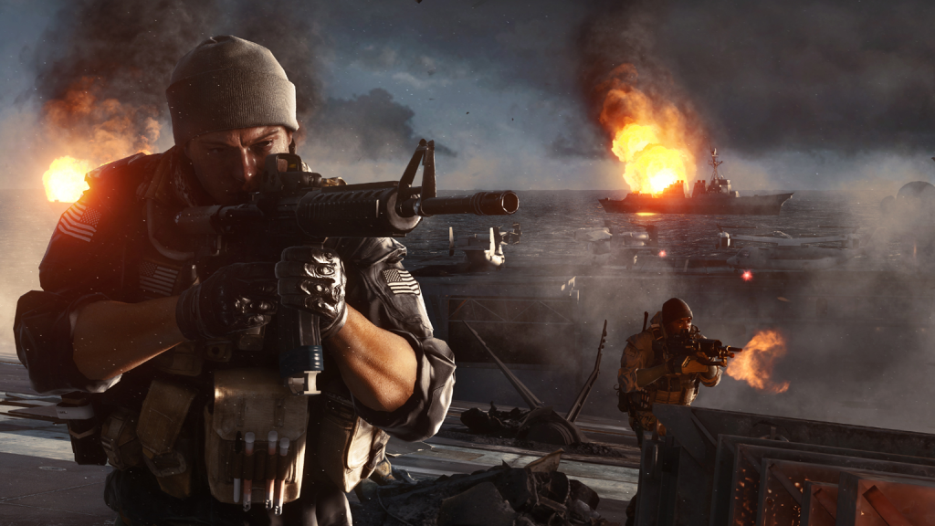 An in-game screenshot from Battlefield 4.