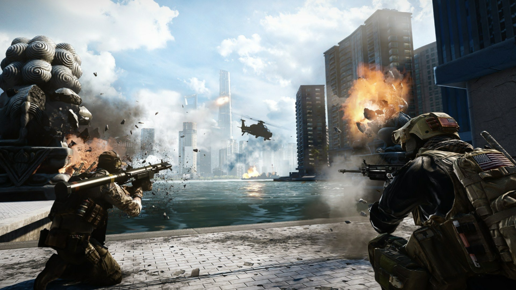 An in-game screenshot from Battlefield 4.