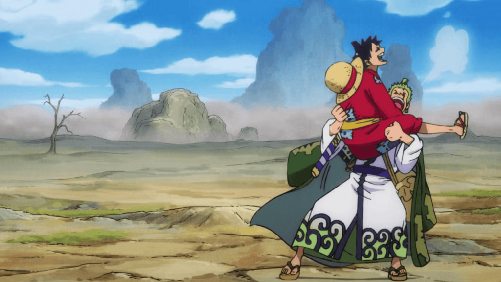 Zoro and Luffy