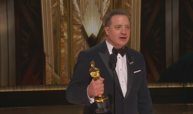 Brendan Fraser won the Best Actor Oscar for The Whale in 2023.