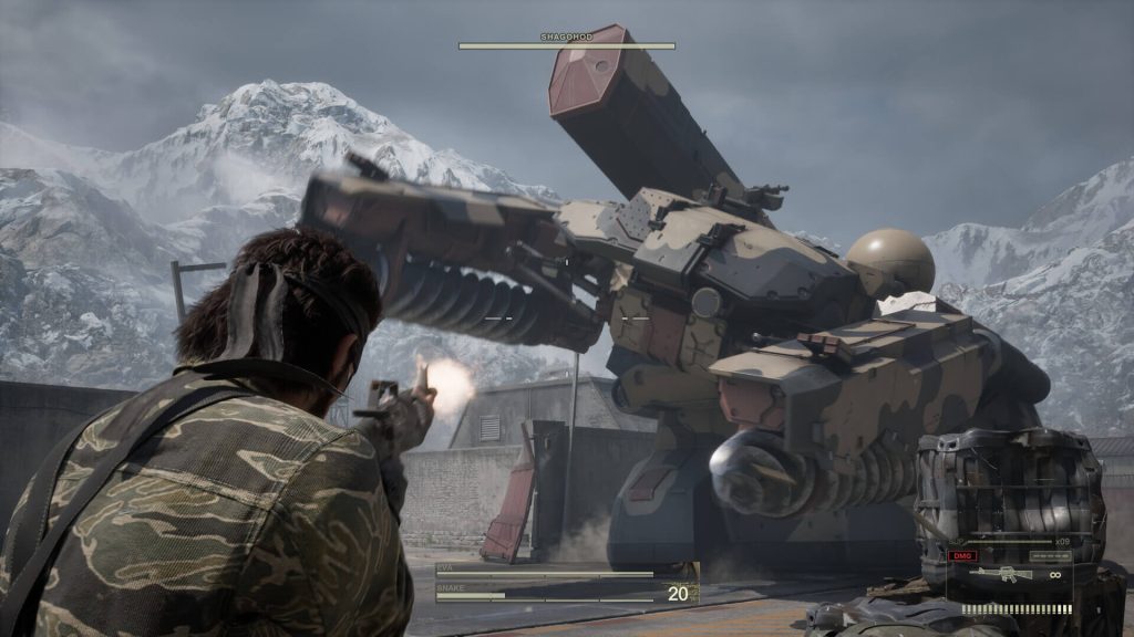 Keeping This One Outdated Feature Might Be Metal Gear Solid Delta’s Most Brilliant Decision Yet 4 Snake fighting a giant mechanical enemy in Metal Gear Solid Delta: Snake Eater.
